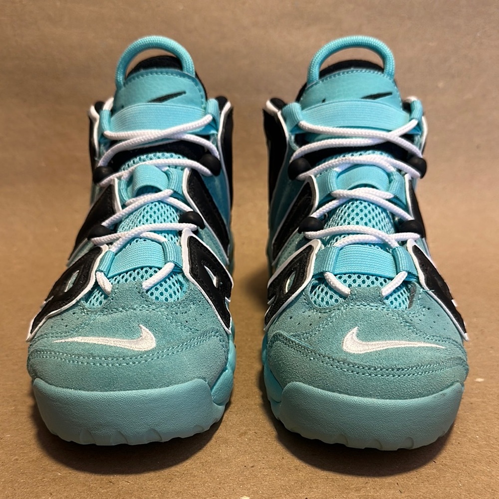 Nike Air More Uptempo Light Aqua Pippen Grade School 5Youth/ Womens 6.5 - Picture 2 of 8